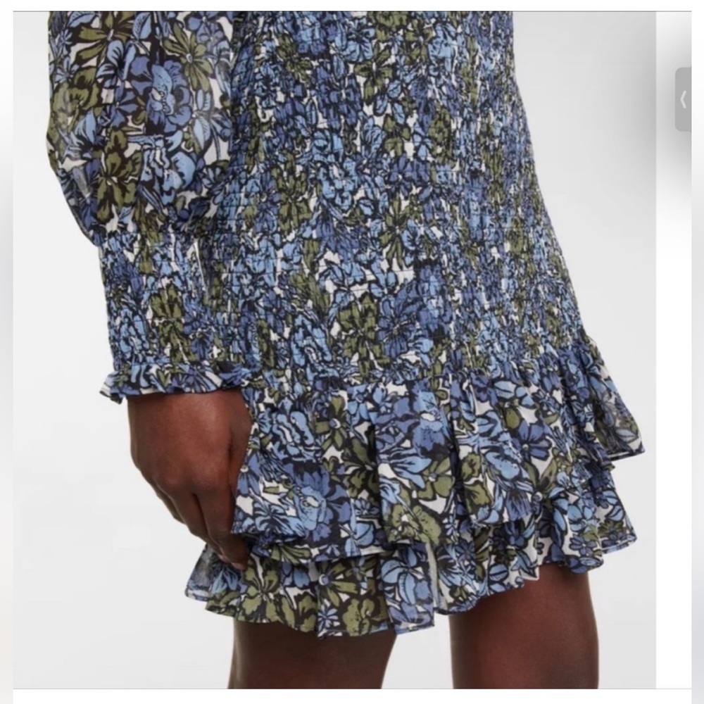 Veronica Beard Luxury Designer Floral Ruffle Dress EUC Size 8 - Picture 5 of 10